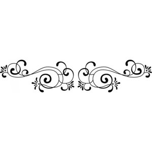 Rienda Libre Graphics - Decomural Symmetrical Swirl Headboard Ws-18394