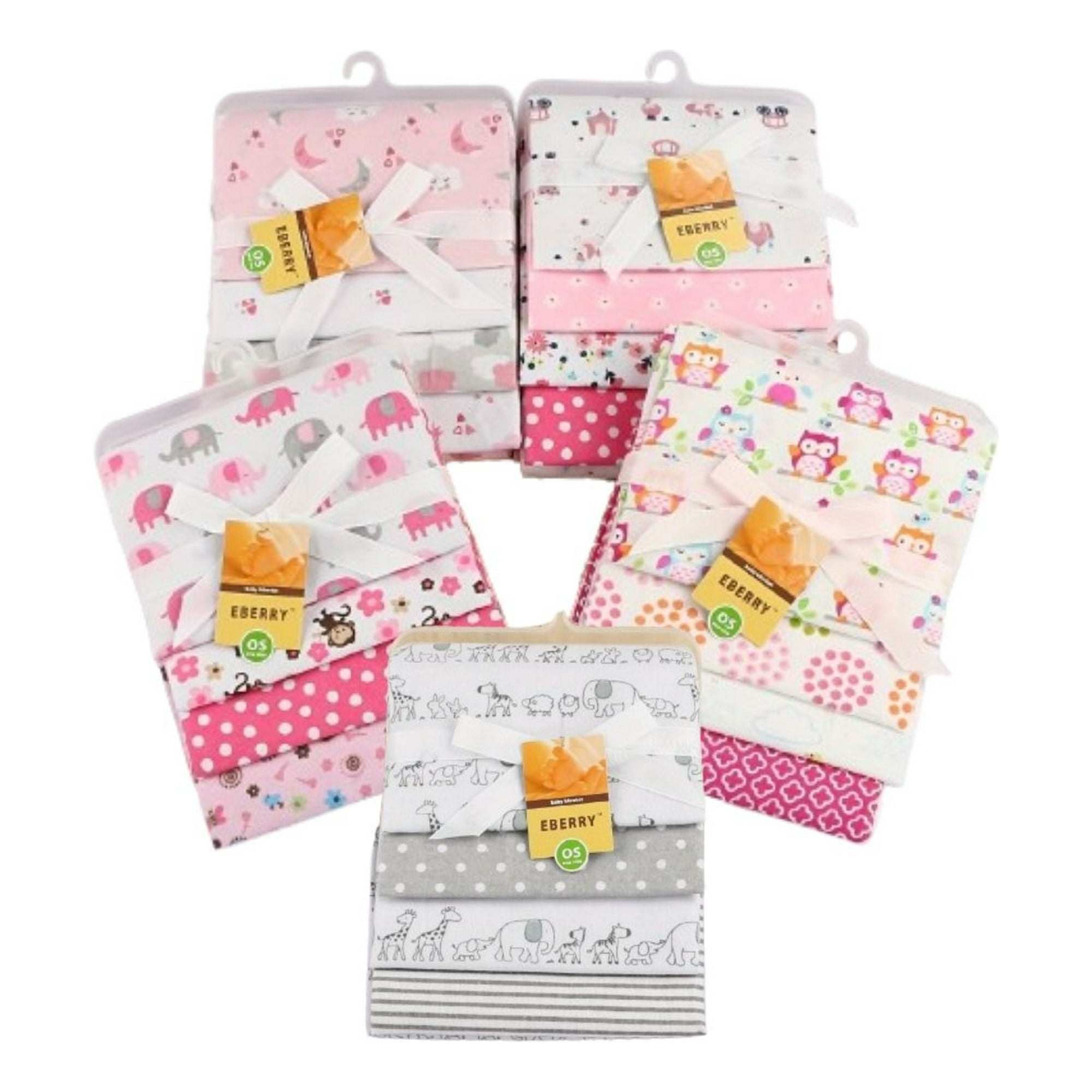 Genérico - Set Mantas Pañales De Tela Tutos Tela Estampados Bebe Lau