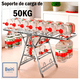 thumbnail image 4 of Tendedero De 180cm 50kg Plegable Con Rueda Y Porta Ganchos, 4 of 8