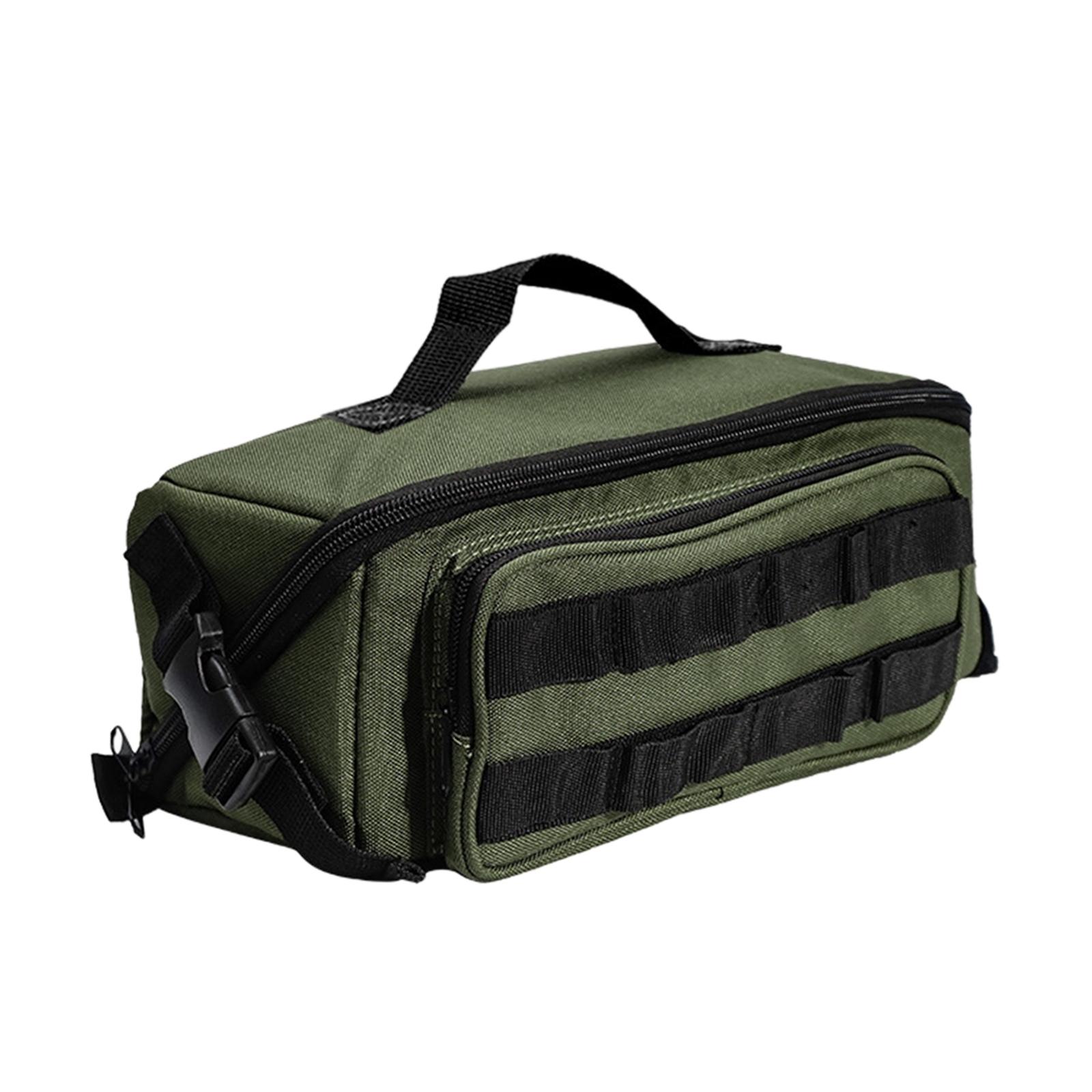 Ioensy - Bolsa De Almacenamiento Para Acampar, Organizador Portátil Para El Maletero, Para Barbacoas, Senderismo, Mochilerismo, Color Verde