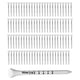 thumbnail image 5 of 100 Piezas Soporte para pelotas de golf Tee de golf Ayuda para entrenador de swing de golf Equipo de golf profesional Tees de golf para entrenamiento 83 mm, 5 of 5