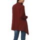thumbnail image 3 of INSPIRE CHIC Cárdigan ligero de manga larga y frente abierto para mujer, primavera y otoño, casual, S, rojo vino, 3 of 6