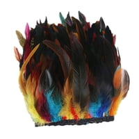 Magideal - Flecos De Plumas, Adornos De Plumas, Disfraz De Actuación, Manualidades De Costura, Plumas De Copos De Pavo, Para Sombrero, Boda, Vestido, Pendientes, Multicolor