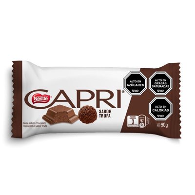 Chocolate Relleno Trufa 90 G Capri