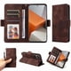 thumbnail image 3 of Carcasa FOXDOCK Xiaomi Redmi Note 13 Pro Plus 5G de cuero PU, diseño acolchado clásico, protección contra caídas y rayones, 3 of 5