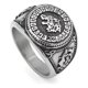 thumbnail image 1 of Anillo Nordico Vikingo Lobo Hombre Moda Masculina, 1 of 3