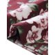 thumbnail image 5 of GRACIA Y GRANDEZA Disfraces de Halloween Blusa Floral para Mujer Tallas Grandes Cuello Redondo Manga 3/4 Raglán Top Casual Campesino 1X Burdeos, 5 of 8