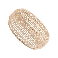 Magideal - Pantalla De Cuerda De Papel, Pantalla Colgante Tejida, Pantalla De Lámpara Boho, Pantalla De Lámpara Tejida Para Comedor, Cocina, Cafetería , Amarillo