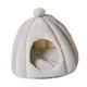 thumbnail image 3 of Bonita Cama Para Gatos, Casa Para Gatos, Cama Para Dormir Para Perros, Perrera Para Cachorros, Parte Inferior Antideslizante, Gris Claro M, 3 of 5