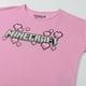 thumbnail image 3 of Polera Manga Corta Niña Corazones Rosado Minecraft, 3 of 3