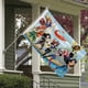 thumbnail image 3 of Super Hero Girls Bandera impresa con temática, regalo perfecto para fanáticos, amigos y familiares, y adecuada para actividades al aire libre e interiores, decoraciones de fiesta. 60*90CM, 3 of 6