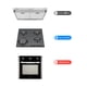 thumbnail image 1 of Kit Cocina Gas Licuado Albin Trotter Harburg Gas On Glass, 1 of 8