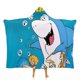 thumbnail image 1 of Jabberjaw Manta Capa con Capucha Anti-Bolitas, Manta de Lana Ártica Suave, Manta Portátil de Felpa Ligera y Lujosa, Poncho para Siesta en Casa y Oficina, 100*130cm, 1 of 6