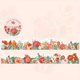 thumbnail image 1 of 1 Volume Bronzing Washi Tape,118.1inch*1.18inch Special-shaped Cutting Patterns Of Flowers,Decorative Adhesive For DIY Crafts, Gift Wrapping, Scrapbooking Supplies, Party Decorations, 1 of 5