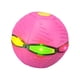 thumbnail image 2 of Saucer Transform Ball Juguetes Creativos Y Duraderos Para Mascotas Para Interiores Y Exteriores, Regalo Para Mascotas, Rosa Roja, 2 of 5