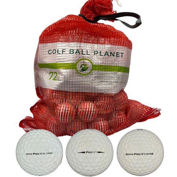 Pelotas de golf Golf Ball Planet Pro V1/V1x usadas, paquete de 72
