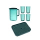 thumbnail image 5 of Jarra De Agua Para Puerta De Nevera Con Tapa, Jarra De Nevera De 2 L Para Jugo, Bebida De Limonada, 6 Uds., Verde, 5 of 5