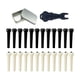 thumbnail image 4 of 24x Pasadores de Puente de Guitarra, Clavijas de Guitarra, Herramienta Extractora de Puente Portátil con Extractor de Pasadores de Puente para Guitarr, 4 of 5