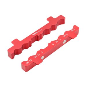 Magideal - Muqzi Buje De Horquilla Delantera De Bicicleta, Amortiguador De Suspensión De Bicicleta, Soporte De Mordaza Resistente Portátil, Abrazadera De Reparación De Rojo