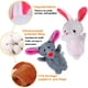 thumbnail image 3 of Huevos de Pascua con títeres de dedo de animales mini de peluche, paquete de 12, 3 of 9