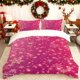 thumbnail image 1 of Snowflake Light Spot Pattern Printed Quilt Cover Set Bedding Soft Quilt Cover + 2 Pillowcases Suitable for Home Bedroom And Guest R, 1 of 1