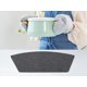 thumbnail image 5 of REGALWOVEN Juego de 6 Manteles Individuales de Cuero Sintético para Decoración de Mesa de Comedor de Cocina Lavables Resistentes al Calor Manteles Individuales Limpiables Negro 19*12in, 5 of 7
