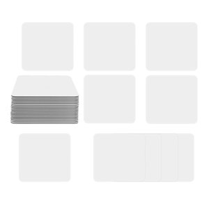 Bothyi - Imanes De Nevera En Blanco De Sublimación Diy Para Armarios Decoración De Restaurante Cuadrado