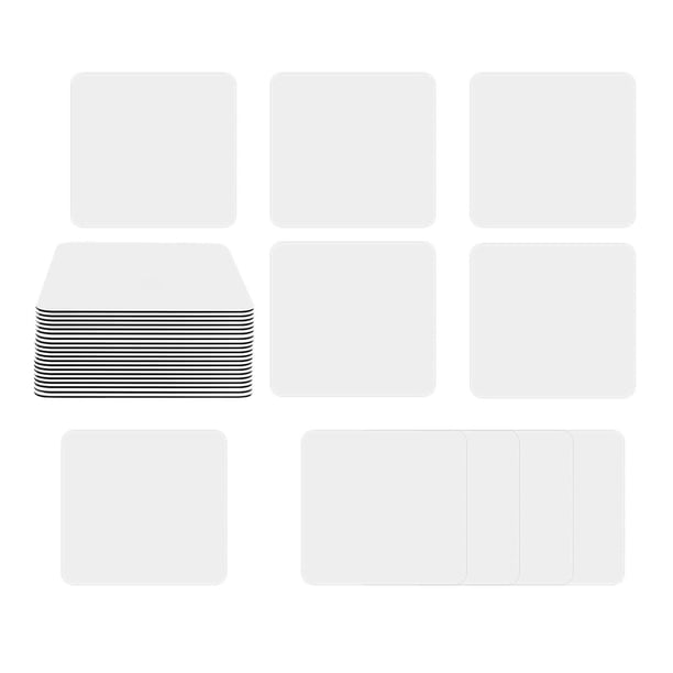 Imanes De Nevera En Blanco De Sublimación DIY Para Armarios Decoración De Restaurante Cuadrado