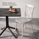 thumbnail image 2 of Pack 2 Sillas Comedor Terraza Apilables Polipropileno Modernas Crossback Blancas, 2 of 8