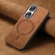 thumbnail image 2 of Magnetic Slim Case for Honor 90 5G with Camera Guard & Anti-Scratch Back Brown, 2 of 6