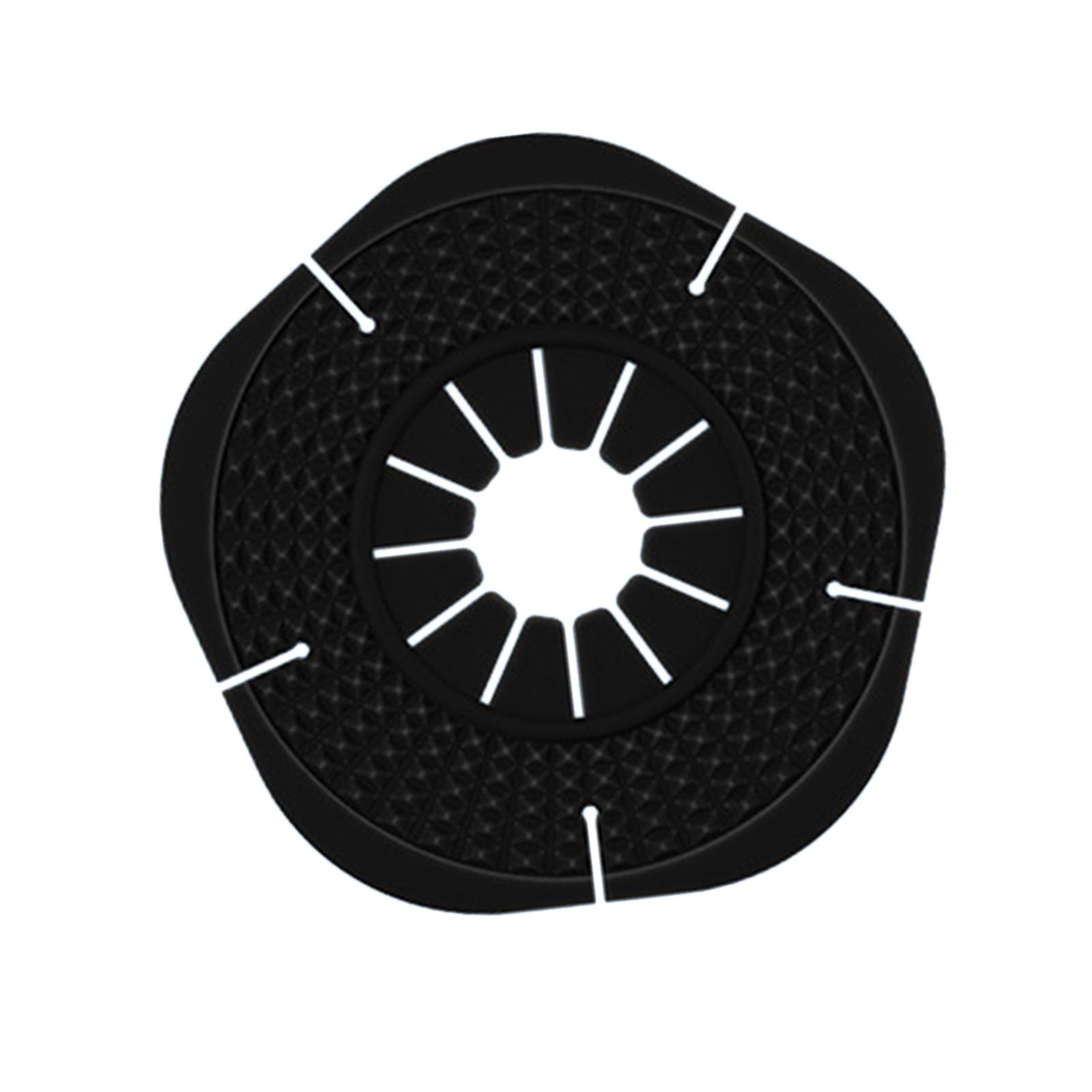 Magideal - Almohadilla Del Orificio Del Limpiaparabrisas Almohadilla Universal A Prueba De Polvo Ajuste A Prueba De Hojas Para Prevenir El Orificio Inferior Diámetro Negr Gran Diámetro Negro