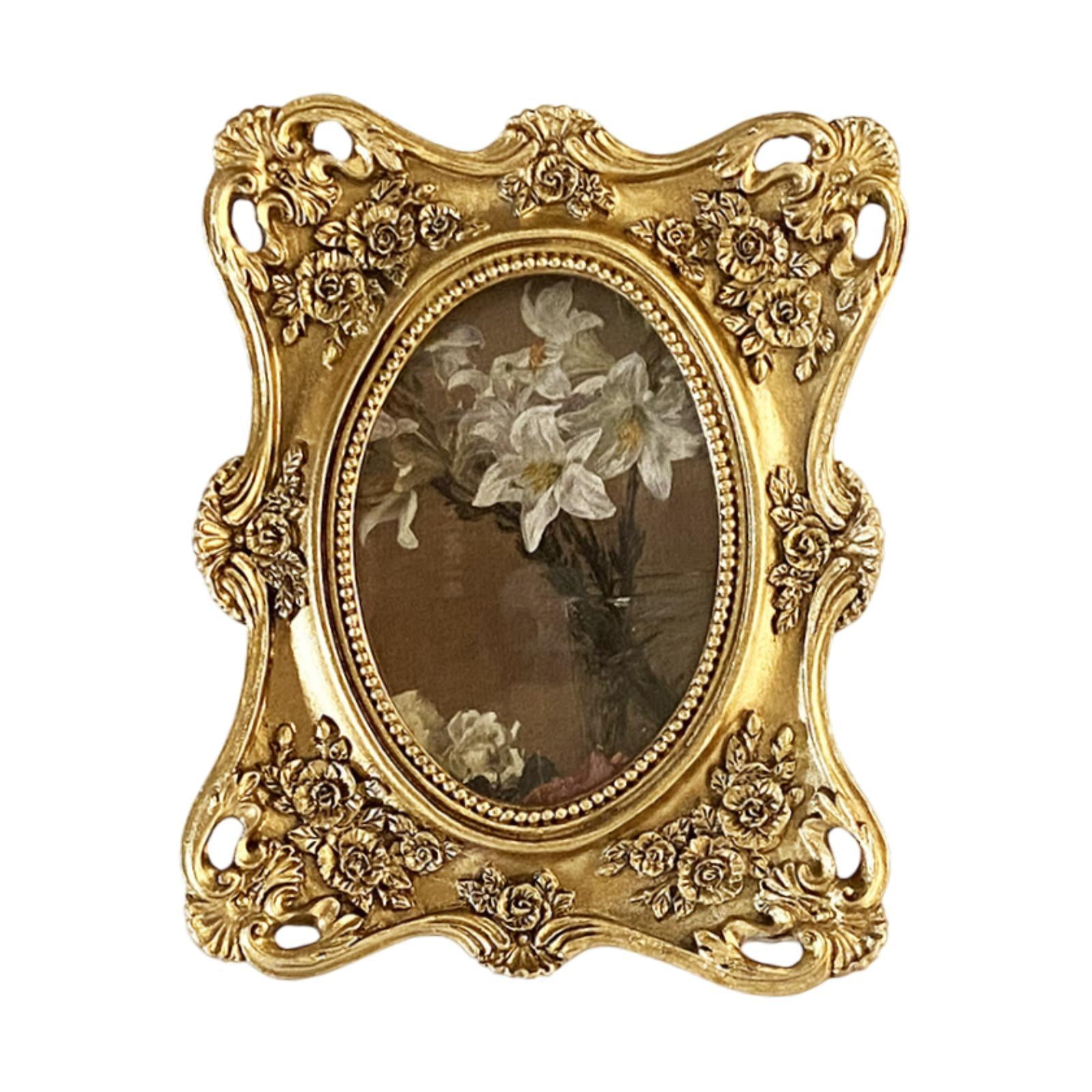 Bothyi - Marco De Imagen Vintage Holder De Fotos De Fotos Antiguas Para Decoración De Mesa De Inicio 10.5cmx13.5cm