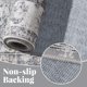 thumbnail image 4 of Area Rug Jinchan, lavable, pelo bajo, 6 x 9 pies, resistente a las manchas, gris, 4 of 8