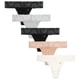 thumbnail image 1 of Lucky Brand Pack de 5 Tangas de Encaje Negra para Mujer, 1 of 6