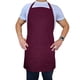 thumbnail image 3 of Pechera de Alta Calidad Multiuso - Cocina - Chef - Color Burdeo, 3 of 5