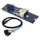 thumbnail image 3 of M.2 NVMe A Mini SAS 36 Pin SFF-8087 Tarjeta De Expansión SATA 3.0 PCB De Baja Latencia, 3 of 5