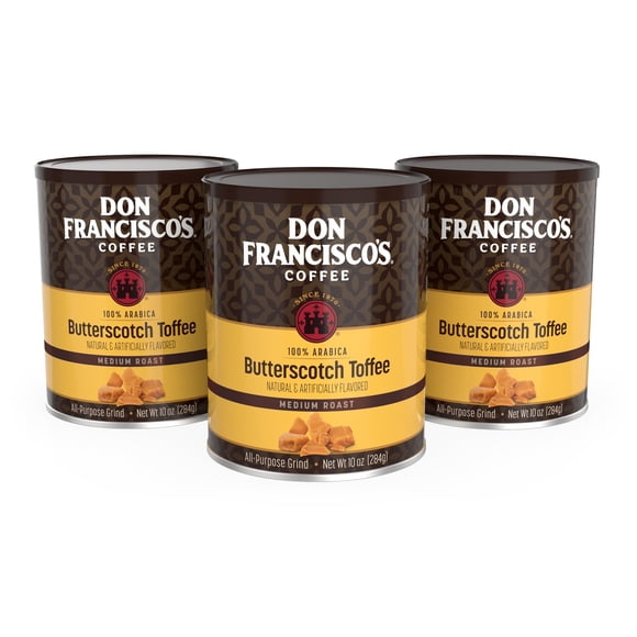 Café molido Don Francisco's Butterscotch Toffee 3x284 g