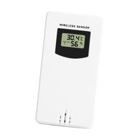 Ioensy - Temperatura Sensor De Humedad Portable Profesional Práctico Premio White Inalámbrico White
