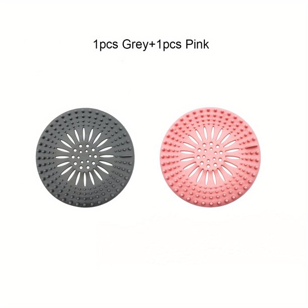 1/2/4pcs Bathroom Hair Catcher, Sundries Filter Net, Hair Filter, Easy To Install And Clean, For Bathroom Bathtub And Kitchen, Bathroom Accessories
