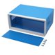 thumbnail image 1 of Caja de conexiones Zulkit azul de metal 25 x 19 x 11 cm, 1 of 8
