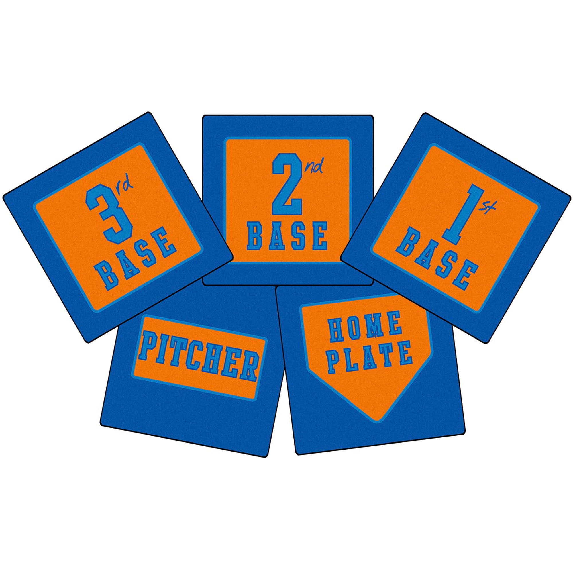 Rug Flagship Carpets Stay Put Throw Bases Campo De Béisbol