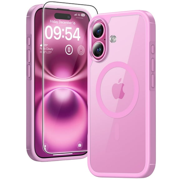 Funda TAURI 3 en 1 para iPhone 16 Plus con 2 protectores de pantalla