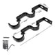 thumbnail image 2 of Pack 2 Unidades Soporte Doble Muro De Metal Negro 28/28 Mm, 2 of 2