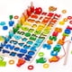 thumbnail image 1 of Wooden Multifunctional Children's Puzzle Toys, Early Education And Intelligence Development Teaching Aids For Infants And Toddlers, With Number Boards, 1 of 3