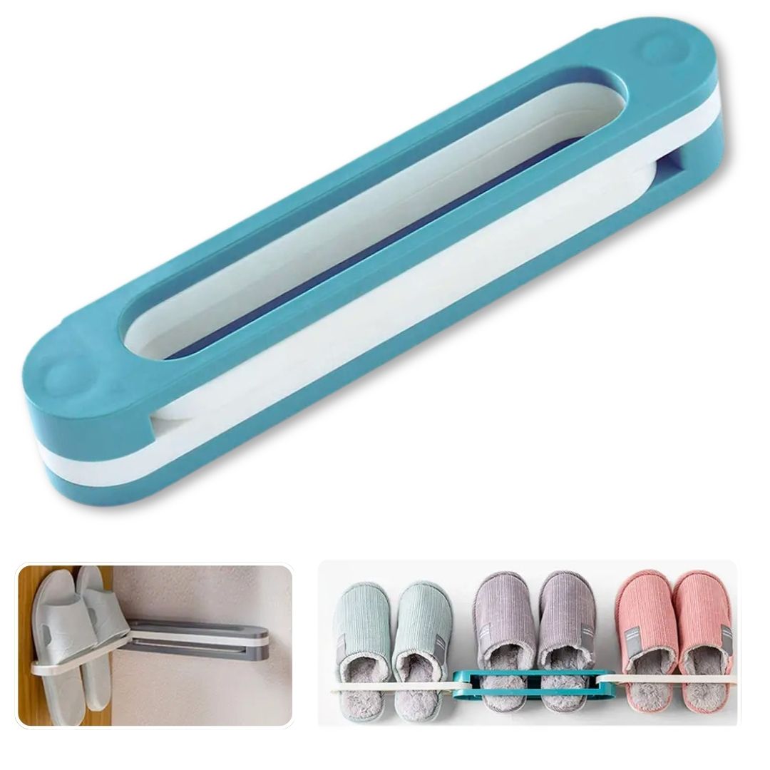 Line - Organizador De Pared Plegable Zapatos O Toallero 3 En 1