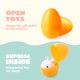 thumbnail image 4 of Huevos de Pascua precargados JOYIN, 24 unidades, con llaveros con mochi y burbujas, 4 of 9