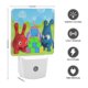 thumbnail image 2 of Popiz Baby TV Luz nocturna LED con sensor de anochecer a amanecer para dormitorio, baño, pasillo, escaleras - Lámpara LED nocturna de enchufe, 0.5W - 1 pieza, 2 of 6