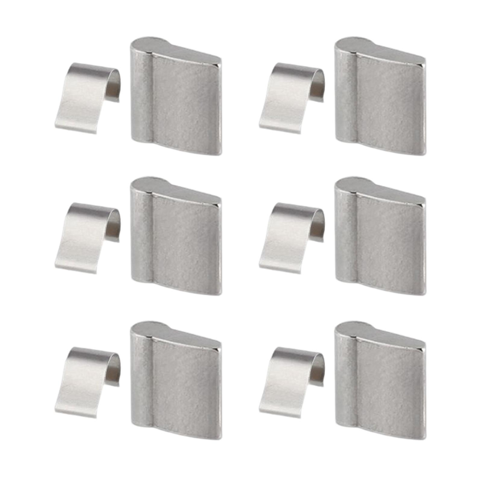 Magideal - 6 Piezas De Pawl Hub Garra Con Pieza Universal Cassette Driver Accesorios Torre De Material Acero Inoxidable Base , 7.4X7Mm/ 74X7 Mm