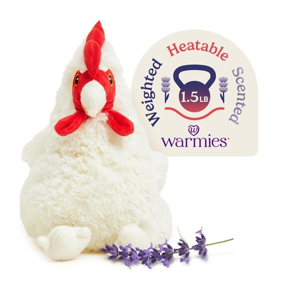 Therapeutic Heat Plush, pollo caliente, 33 cm, 0,5 kg, color lavanda