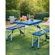 thumbnail image 2 of Mesa De Camping Azul Plegable, 2 of 5
